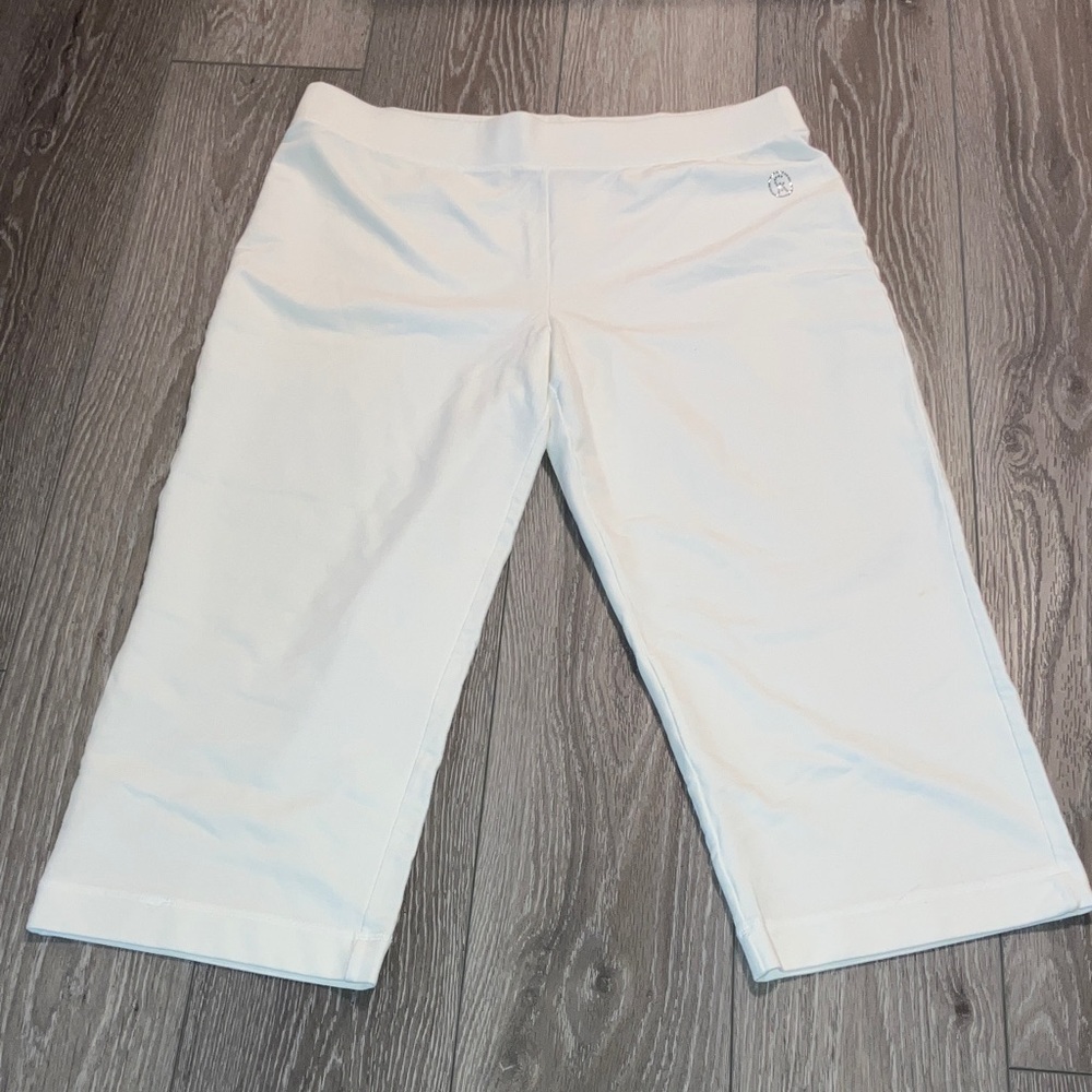Christine Alexander White Cropped Pants